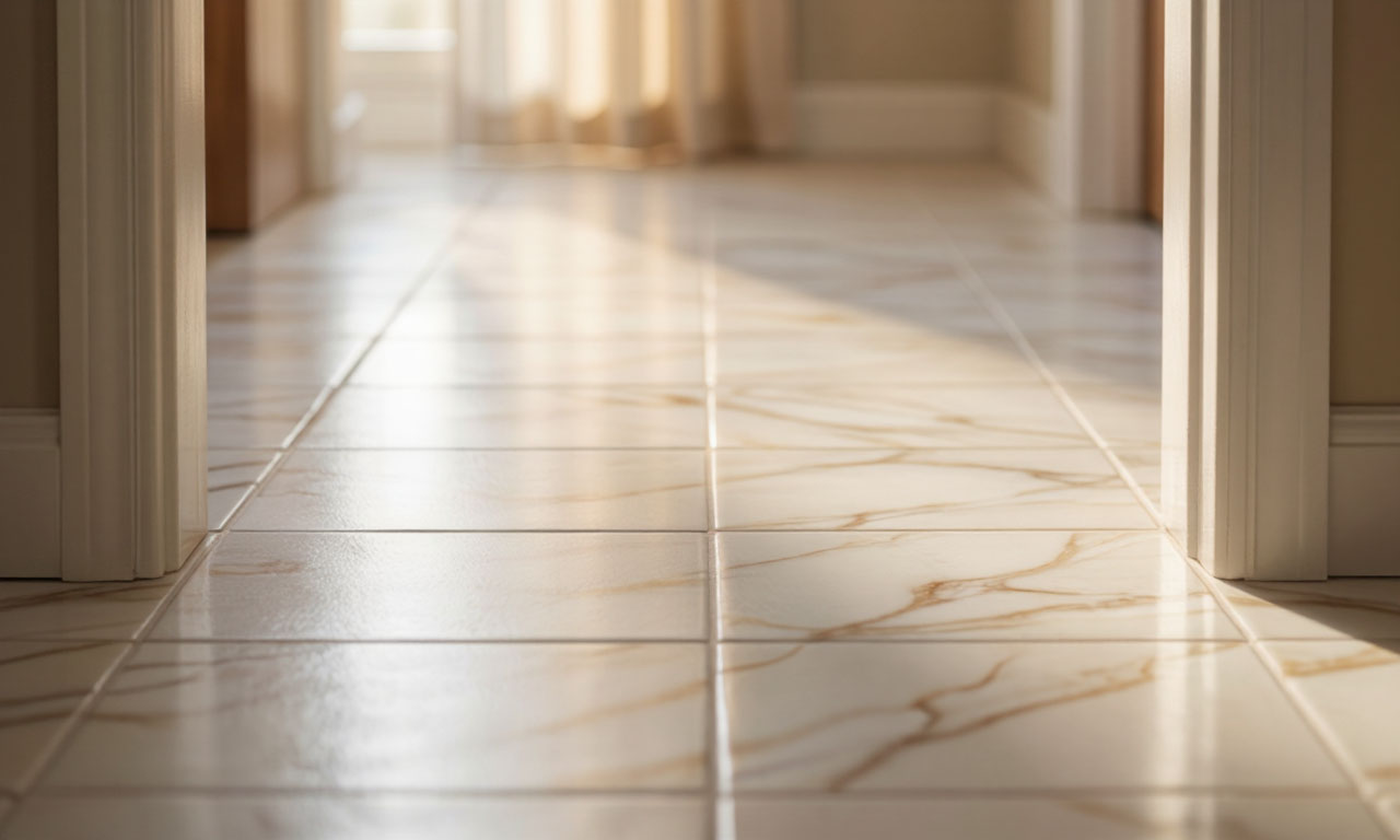 Porcelain tile entryway