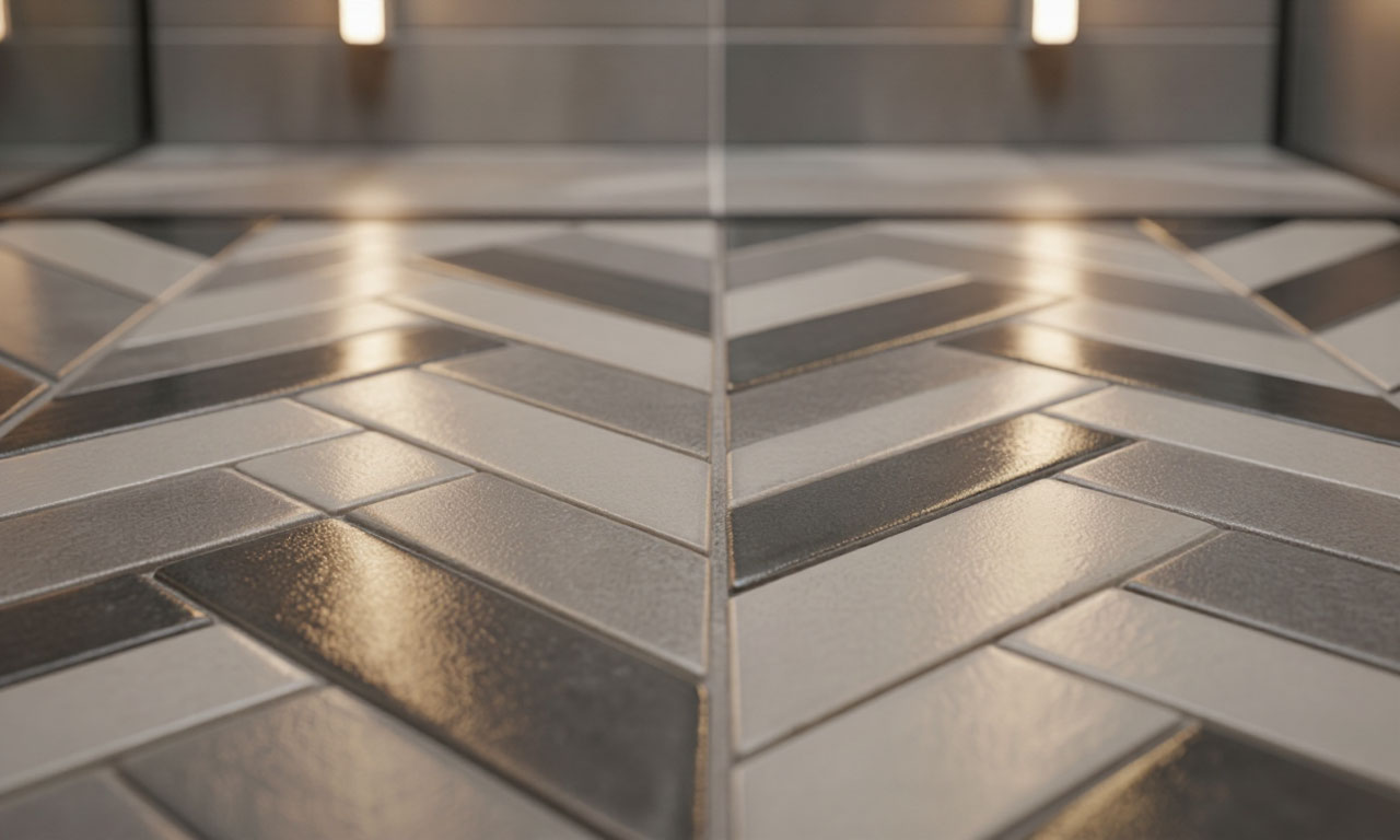 Tile floor installation